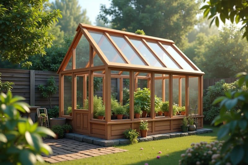 Wunderschoene Kleines Gewaechshaus Selber Bauen Bild