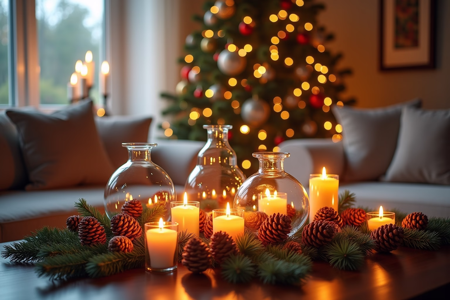 glasvasen dekorieren weihnachten-Titel