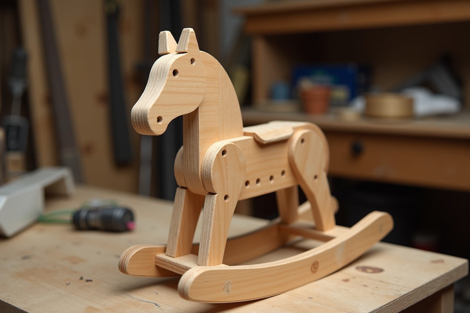 holzpferd selber bauen-Titel