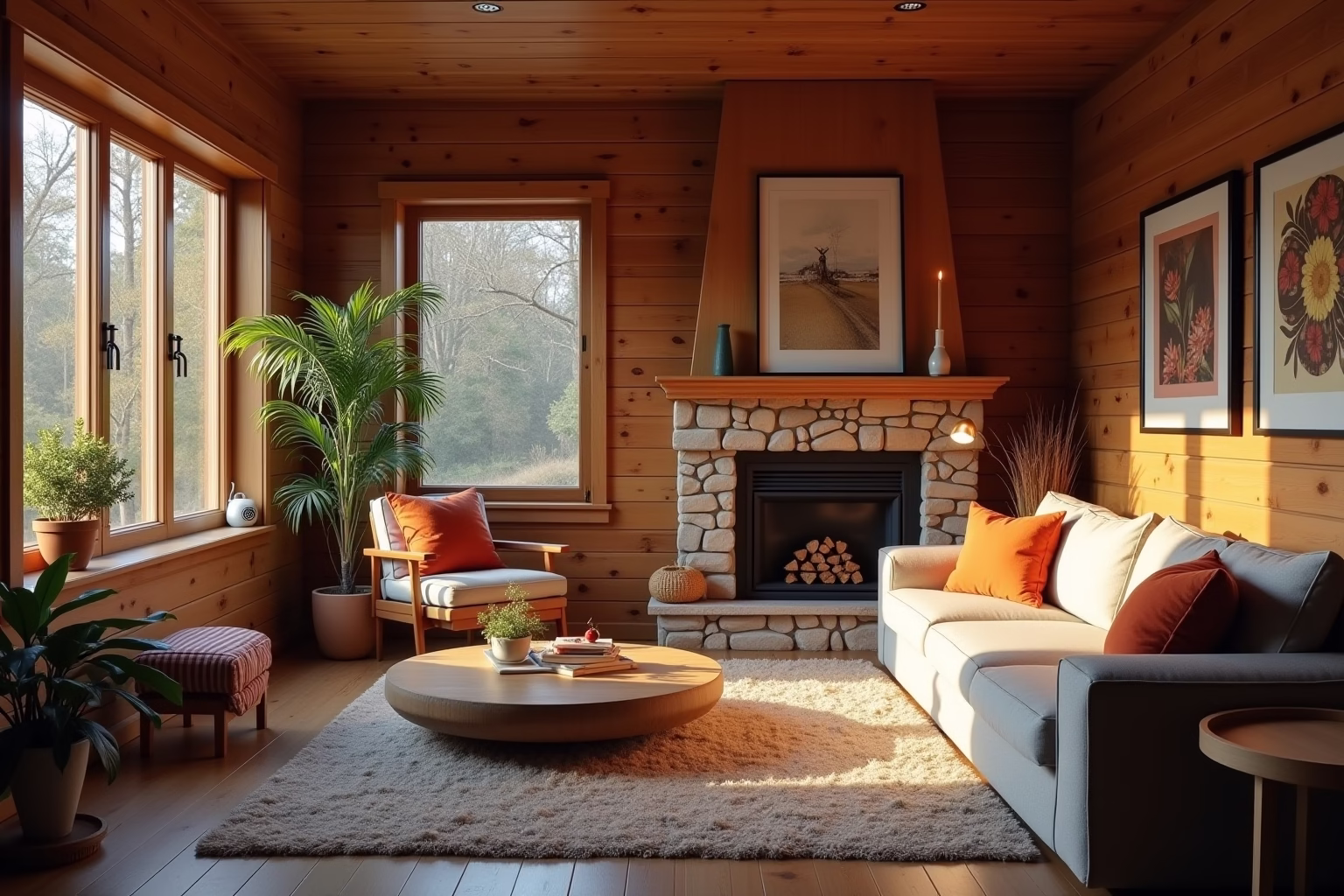 holzwand wohnzimmer-Titel