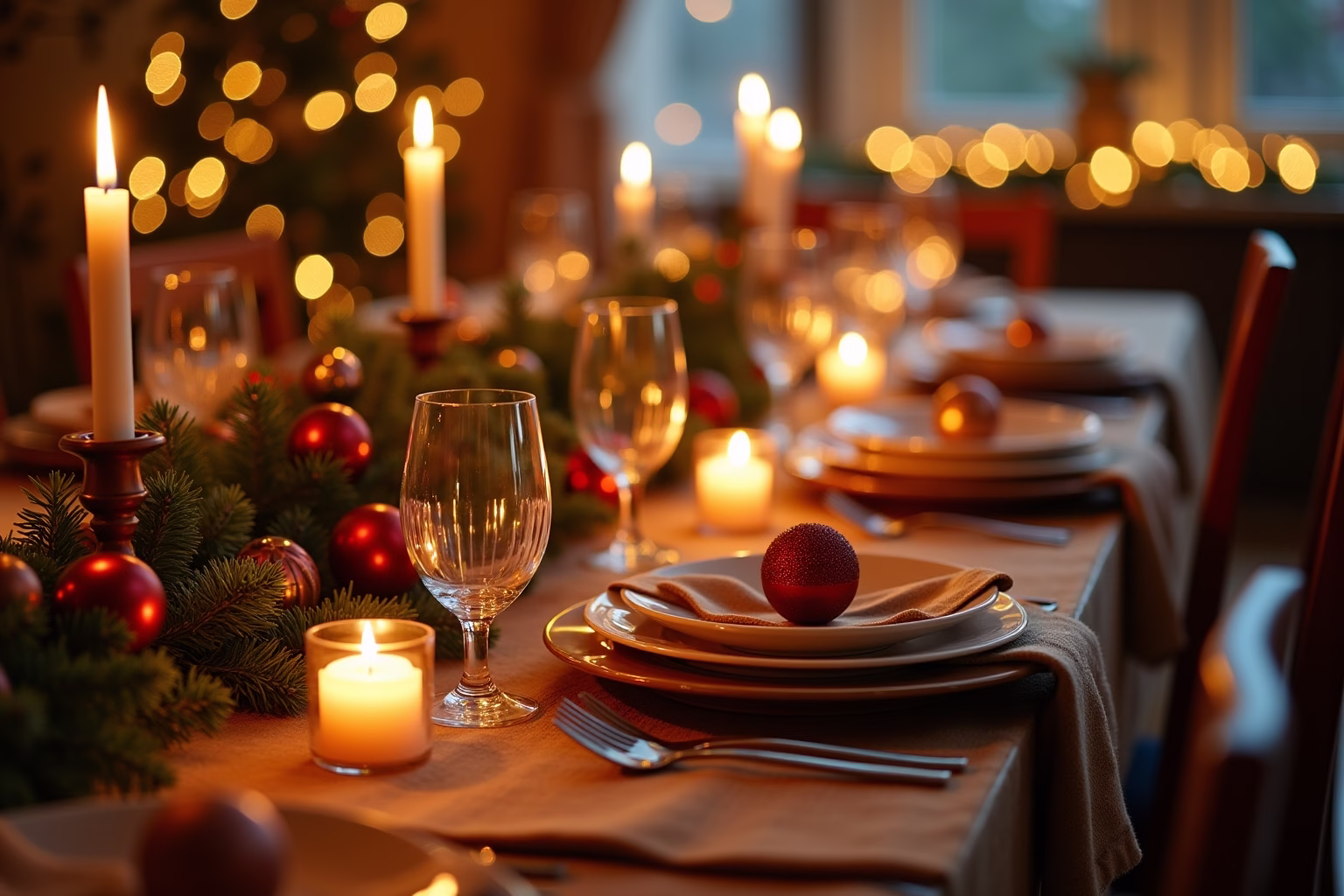 weihnachtliche tischdeko-Titel