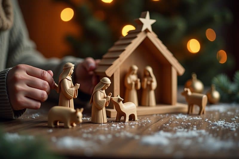 weihnachtskrippe selber bauen-Titel